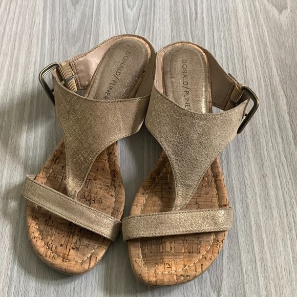 Donald J. Pliner Donni Cork Wedge Sandals 6.5 - Picture 2 of 10